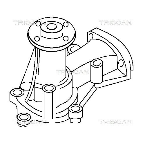 TRISCAN Wasserpumpe, Motorkühlung