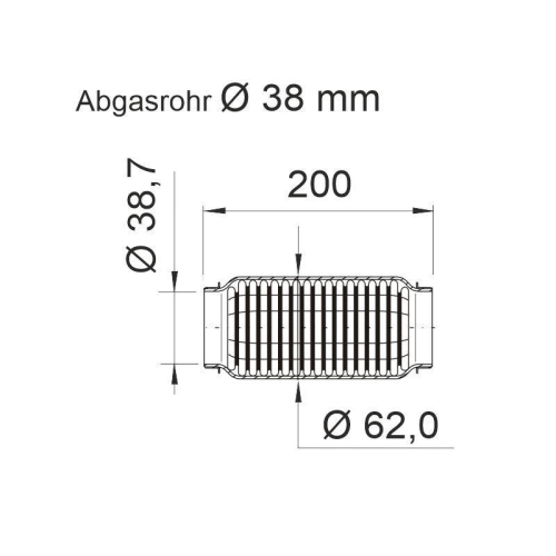 ERNST Flexrohr, Abgasanlage "soft"