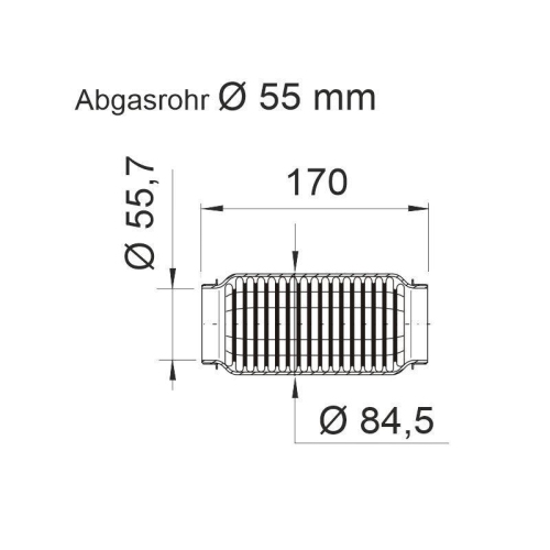 ERNST Flexrohr, Abgasanlage "soft"