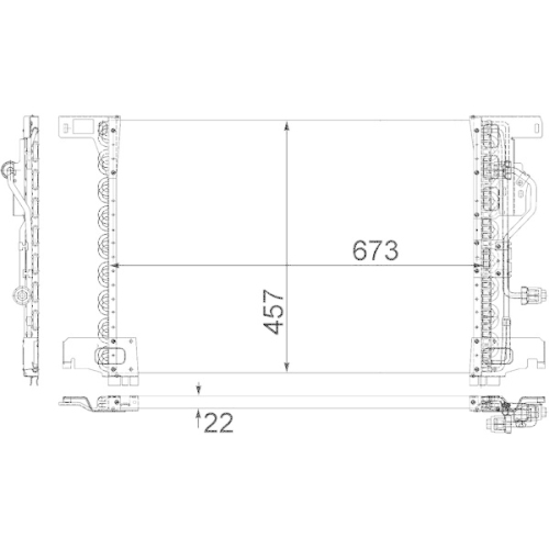 MAHLE Kondensator, Klimaanlage BEHR *** PREMIUM LINE ***