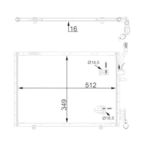 MAHLE Kondensator, Klimaanlage BEHR *** PREMIUM LINE ***