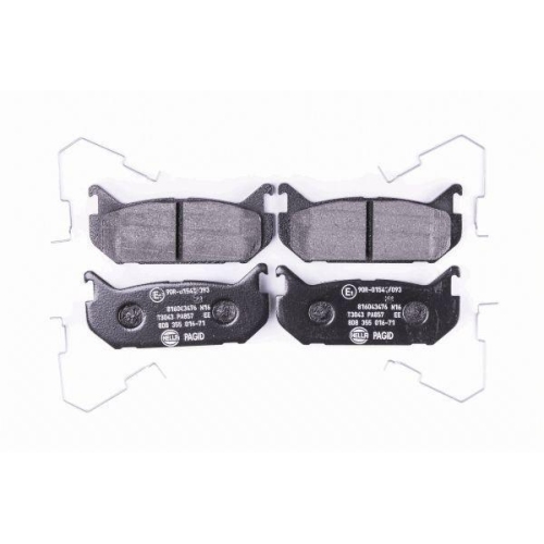 HELLA PAGID Bremsbelagsatz, Scheibenbremse