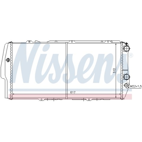 NISSENS Kühler, Motorkühlung