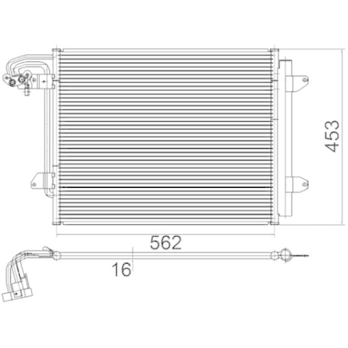 MAHLE Kondensator, Klimaanlage BEHR *** PREMIUM LINE ***