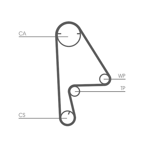 CONTINENTAL CTAM Zahnriemen