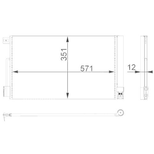 MAHLE Kondensator, Klimaanlage BEHR *** PREMIUM LINE ***