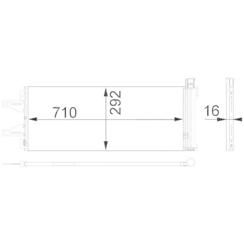 MAHLE Kondensator, Klimaanlage BEHR *** PREMIUM LINE ***