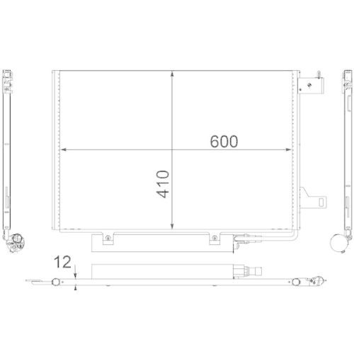 MAHLE Kondensator, Klimaanlage BEHR *** PREMIUM LINE ***