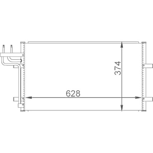 MAHLE Kondensator, Klimaanlage BEHR *** PREMIUM LINE ***