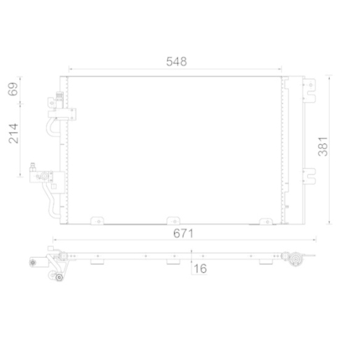 MAHLE Kondensator, Klimaanlage BEHR *** PREMIUM LINE ***