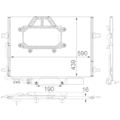 MAHLE Kondensator, Klimaanlage BEHR *** PREMIUM LINE ***