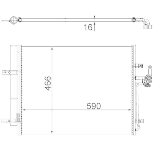 MAHLE Kondensator, Klimaanlage BEHR *** PREMIUM LINE ***