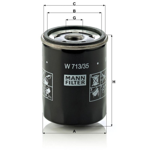 MANN-FILTER &Ouml;lfilter