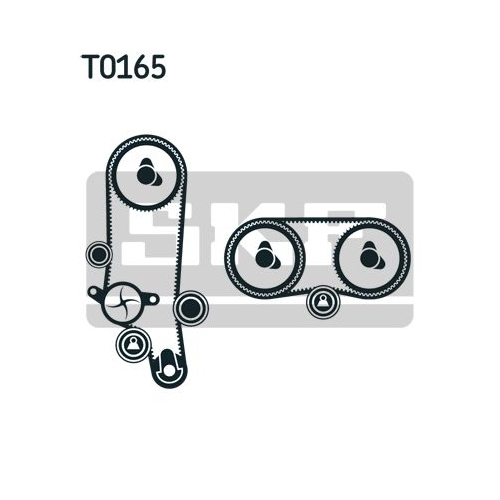 SKF Wasserpumpe + Zahnriemensatz