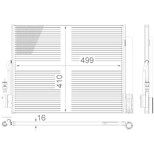 MAHLE Kondensator, Klimaanlage BEHR *** PREMIUM LINE ***