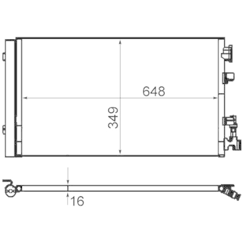 MAHLE Kondensator, Klimaanlage BEHR *** PREMIUM LINE ***