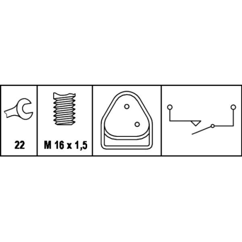 HELLA Schalter, Rückfahrleuchte