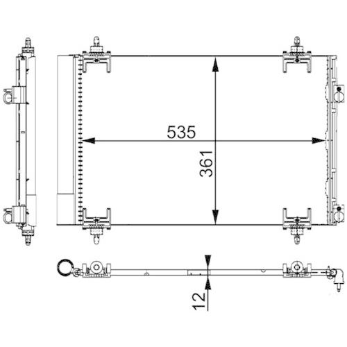 MAHLE Kondensator, Klimaanlage BEHR *** PREMIUM LINE ***