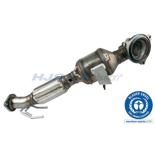 HJS Katalysator mit Umweltzeichen "Der Blaue Engel"