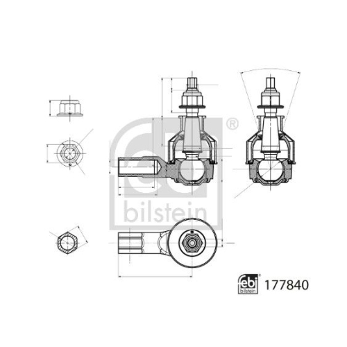 FEBI BILSTEIN Spurstangenkopf