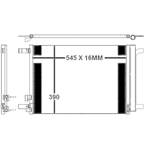 MAHLE Kondensator, Klimaanlage BEHR *** PREMIUM LINE ***