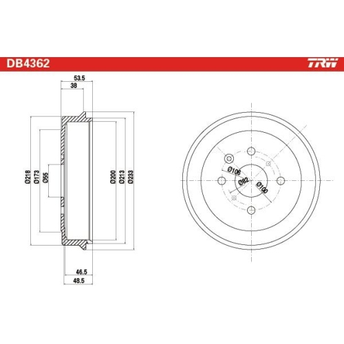 TRW Bremstrommel