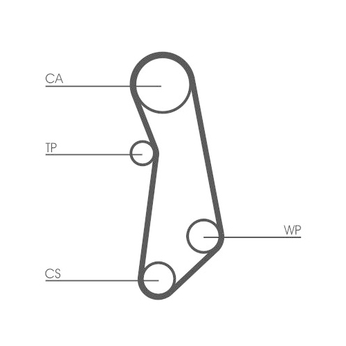 CONTINENTAL CTAM Zahnriemen