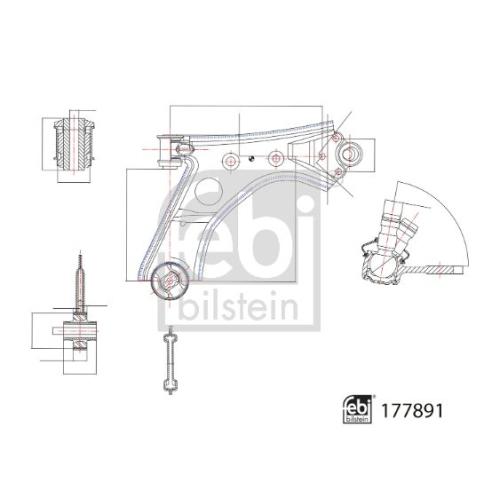 FEBI BILSTEIN Lenker, Radaufhängung