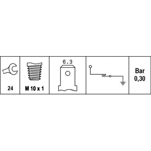 HELLA Öldruckschalter