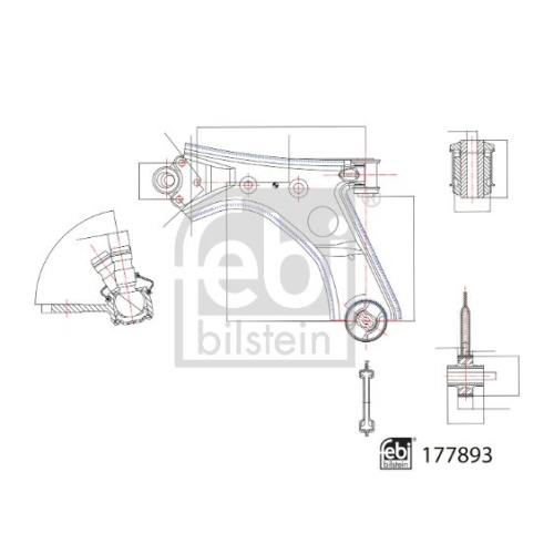 FEBI BILSTEIN Lenker, Radaufhängung