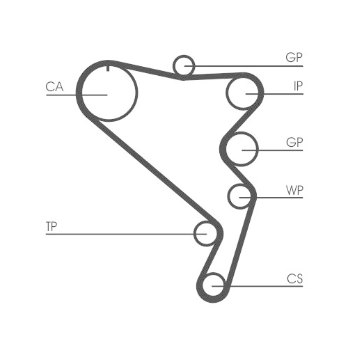 CONTINENTAL CTAM Zahnriemen