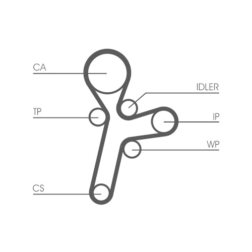 CONTINENTAL CTAM Zahnriemen