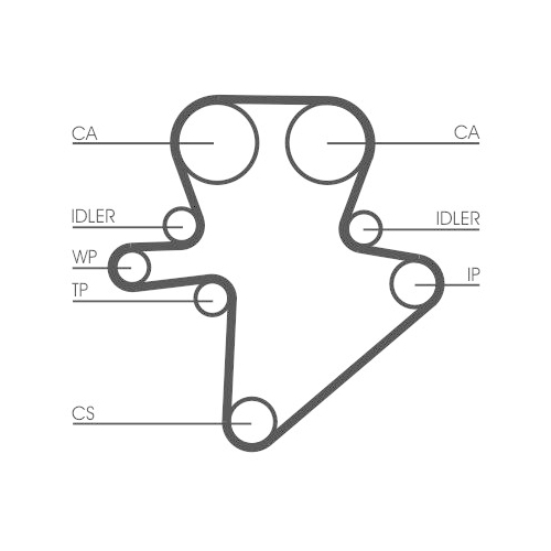 CONTINENTAL CTAM Zahnriemen