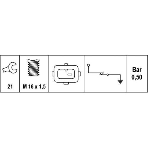 HELLA Öldruckschalter