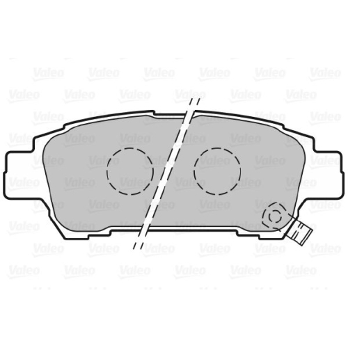 VALEO Bremsbelagsatz, Scheibenbremse FIRST