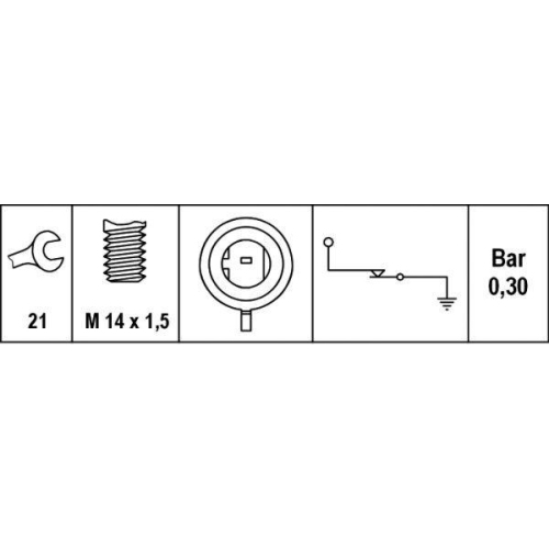 HELLA Öldruckschalter