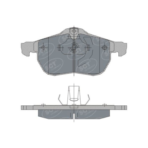 SCT - MANNOL Bremsbelagsatz, Scheibenbremse