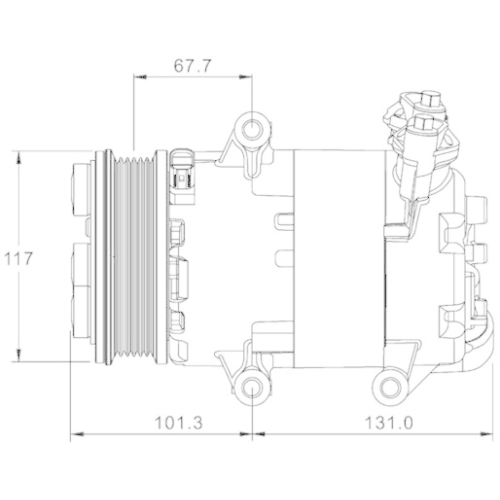 MAHLE Kompressor, Klimaanlage BEHR *** PREMIUM LINE ***