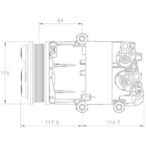 MAHLE Kompressor, Klimaanlage BEHR *** PREMIUM LINE ***