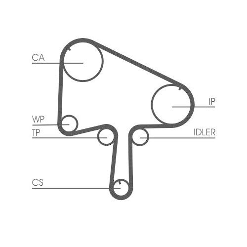 CONTINENTAL CTAM Zahnriemen