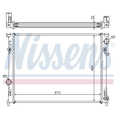 NISSENS Kühler, Motorkühlung ** FIRST FIT **