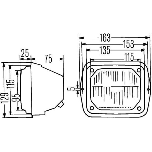 HELLA Hauptscheinwerfer