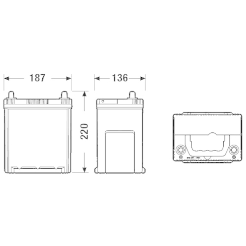 EXIDE Starterbatterie PREMIUM