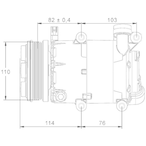 MAHLE Kompressor, Klimaanlage BEHR *** PREMIUM LINE ***