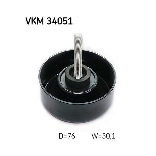 SKF Umlenk-/F&uuml;hrungsrolle, Keilrippenriemen