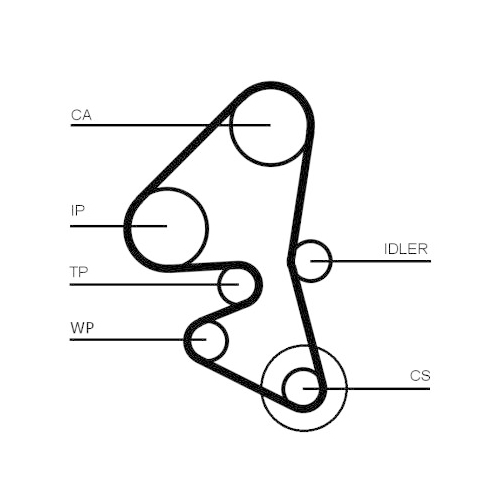 CONTINENTAL CTAM Zahnriemen