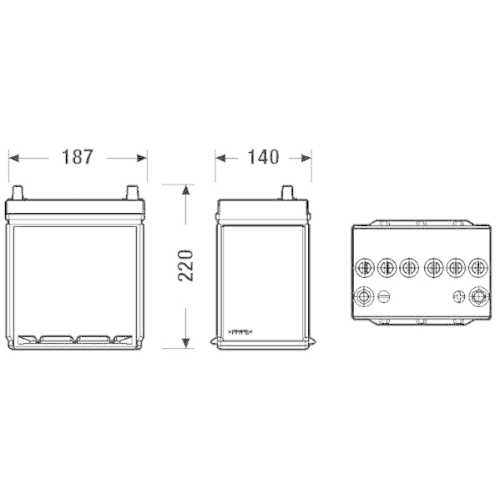 EXIDE Starterbatterie EXCELL