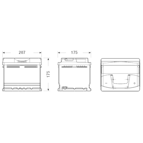 EXIDE Starterbatterie EXCELL