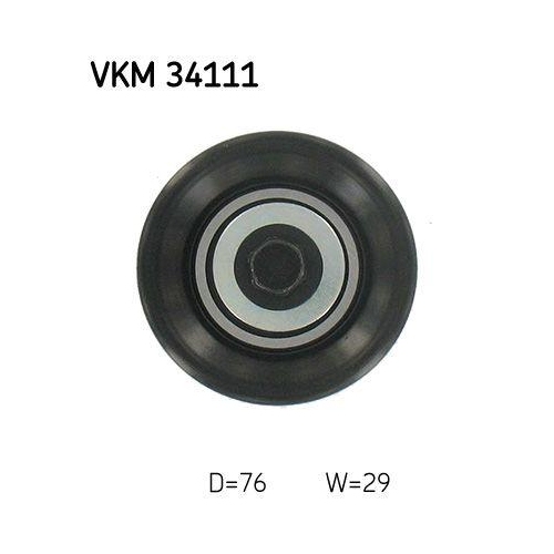 SKF Umlenk-/F&uuml;hrungsrolle, Keilrippenriemen