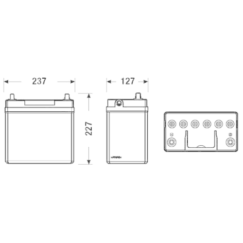 EXIDE Starterbatterie EXCELL